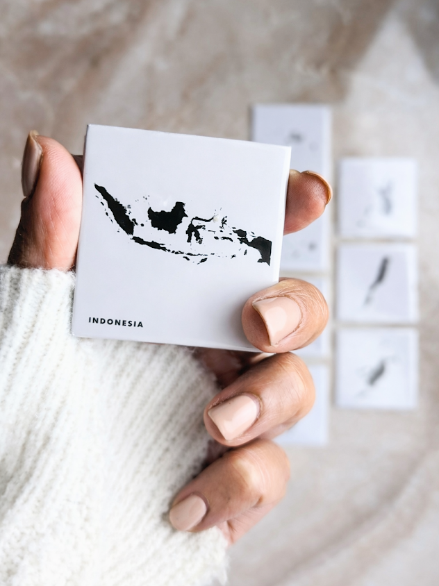 • NIEUW • INDONESIA || 1x Island Magneet 50x50 mm