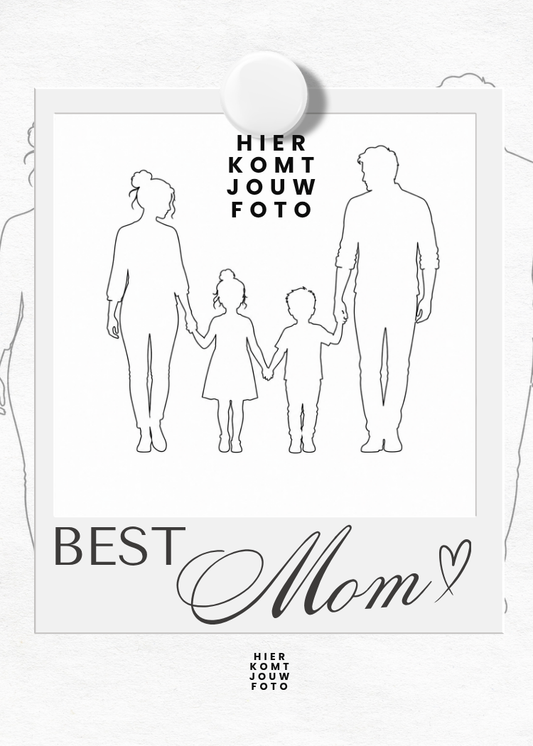 Moederdag Best Mom 90x65mm