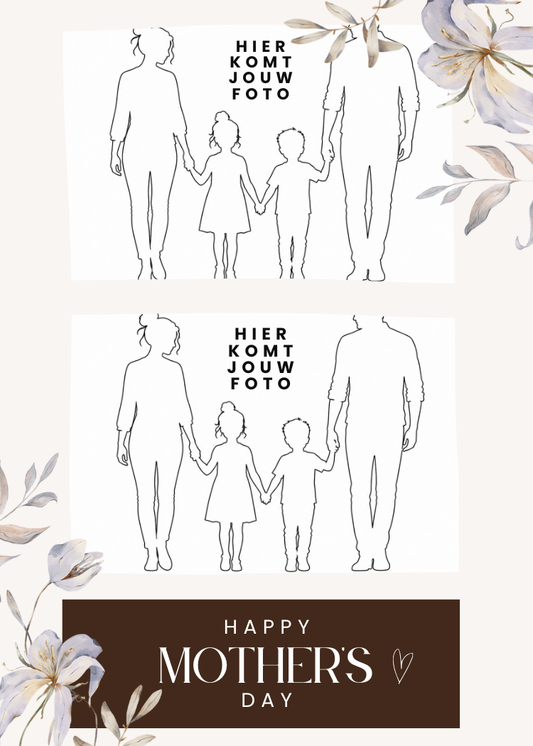 Moederdag Happy Mothersday 90x65mm