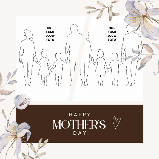 Moederdag Happy Mothersday 50x50mm