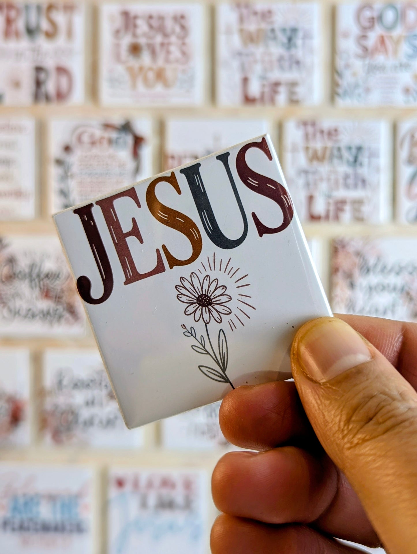 Jesus (bloem) 50x50mm