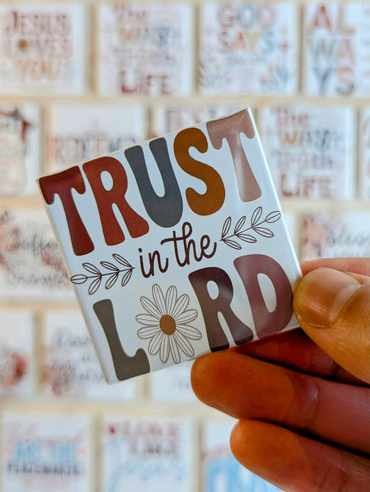 Trust in the Lord 50x50mm