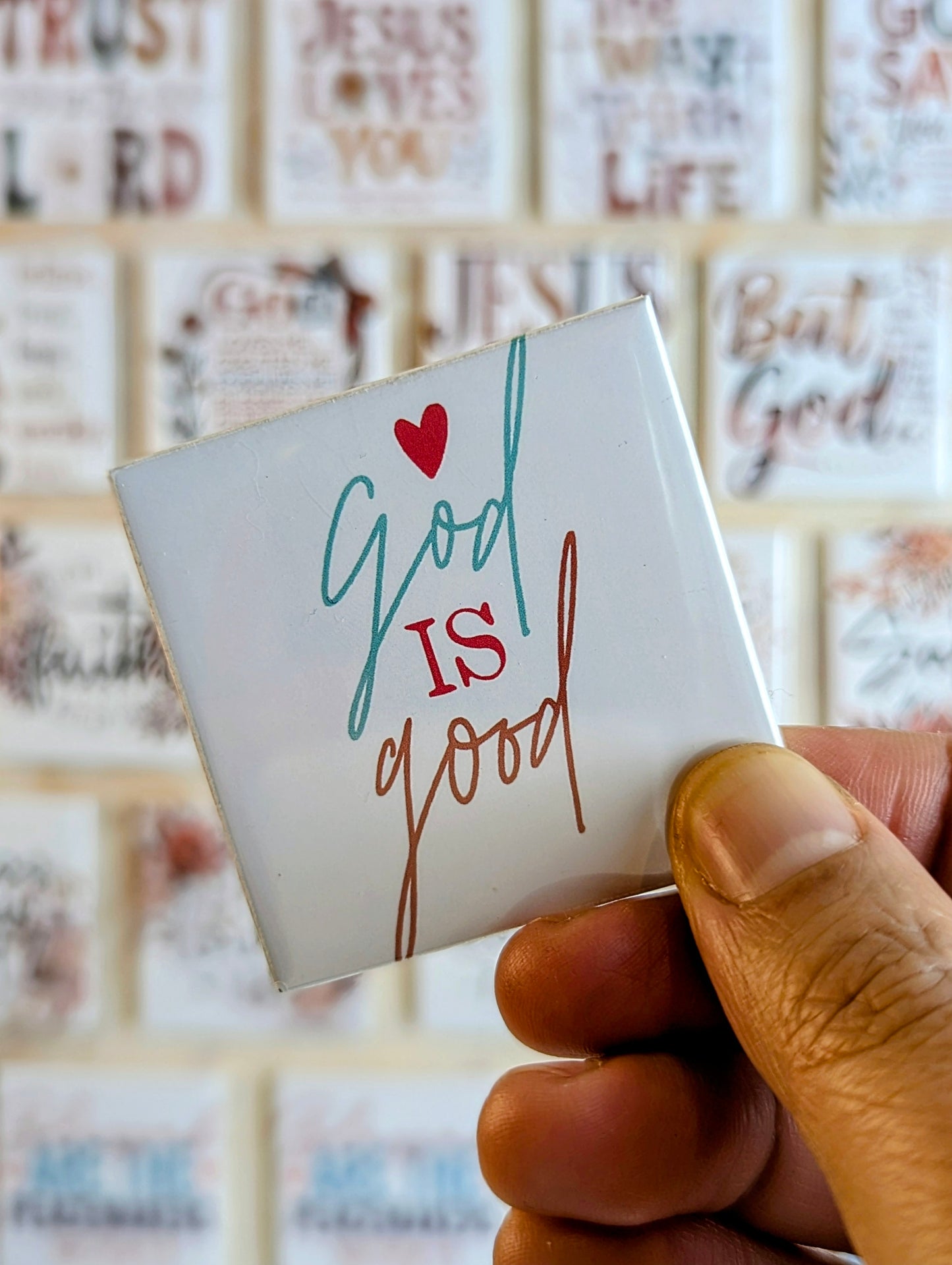 God is Good 50x50mm